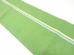 紗 縞に立涌模様織出し名古屋帯